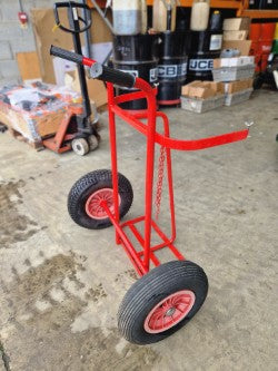 Acetylene bottle trolley