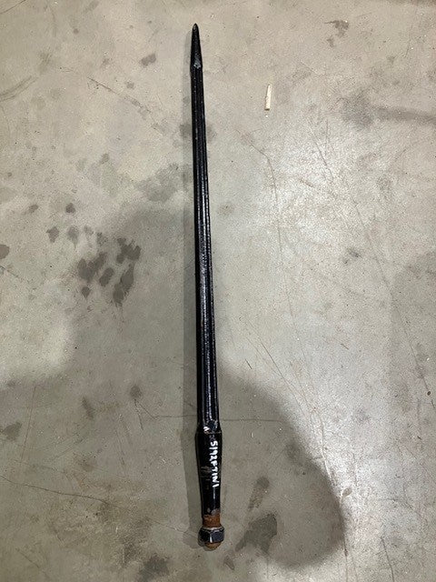 1 x Loader tine, Straight, Star Section 36x815mm pointed tip with M22x1.5mm nut