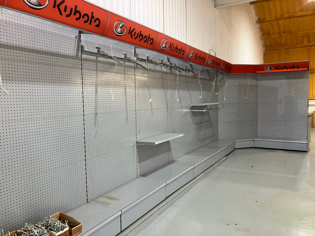 Silver Showroom Racking