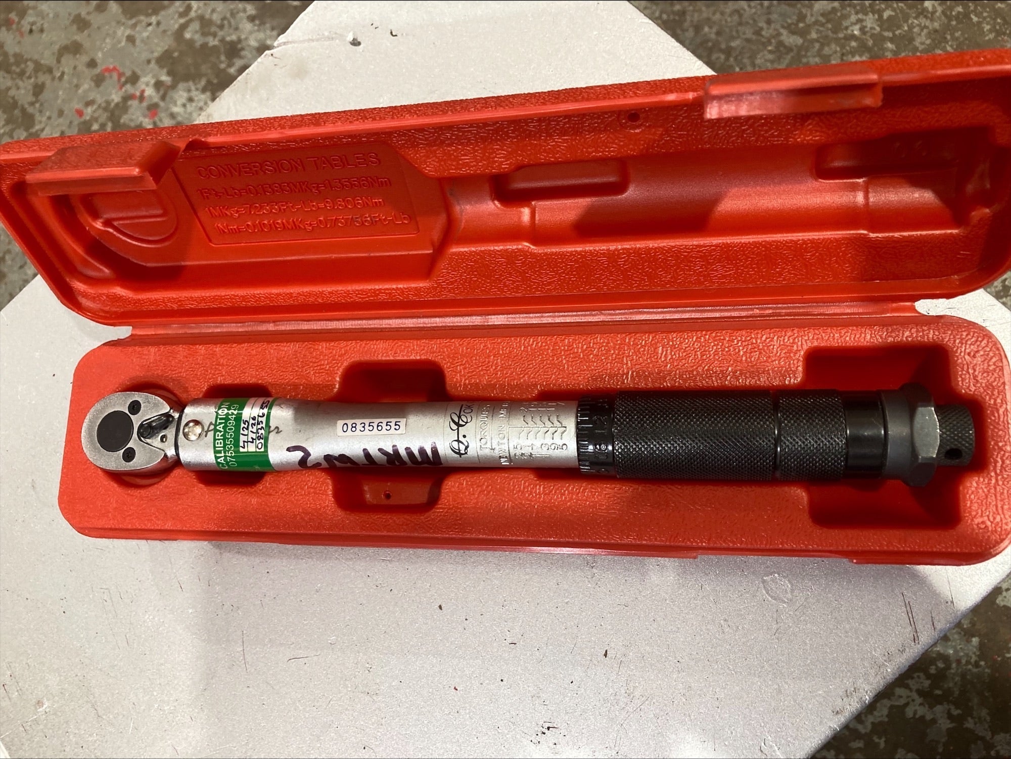 Sealey 1/4 Sq Drive Torque Wrench