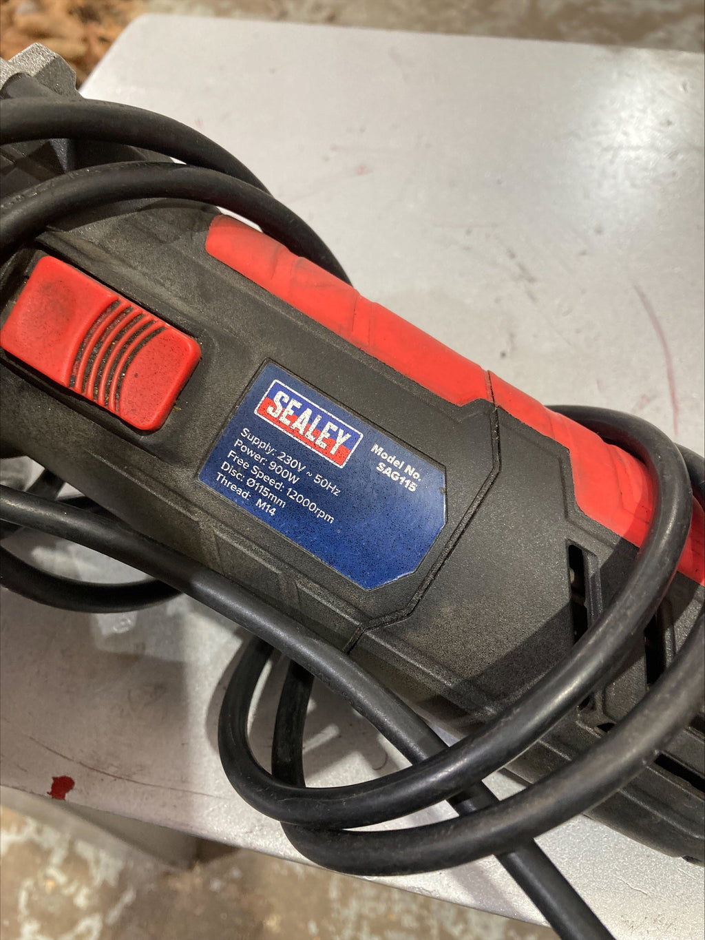 Sealey 4.5inch angle grinder