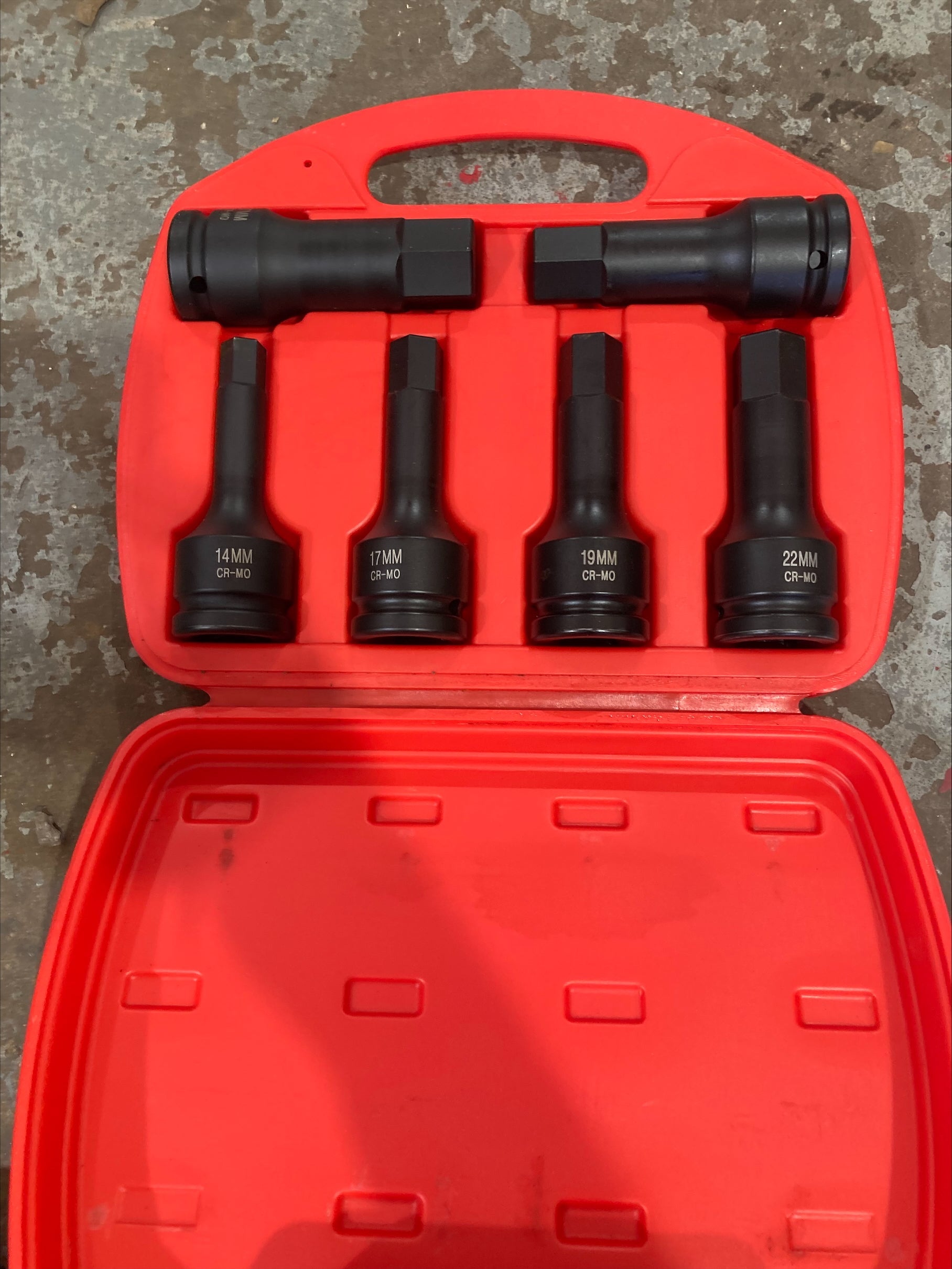 Sealey 6 Piece 3/4 drive impact Hex Socket Set