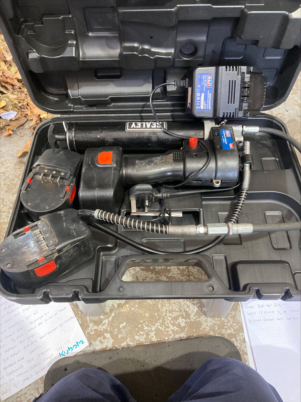 Sealey Battery Grease Gun