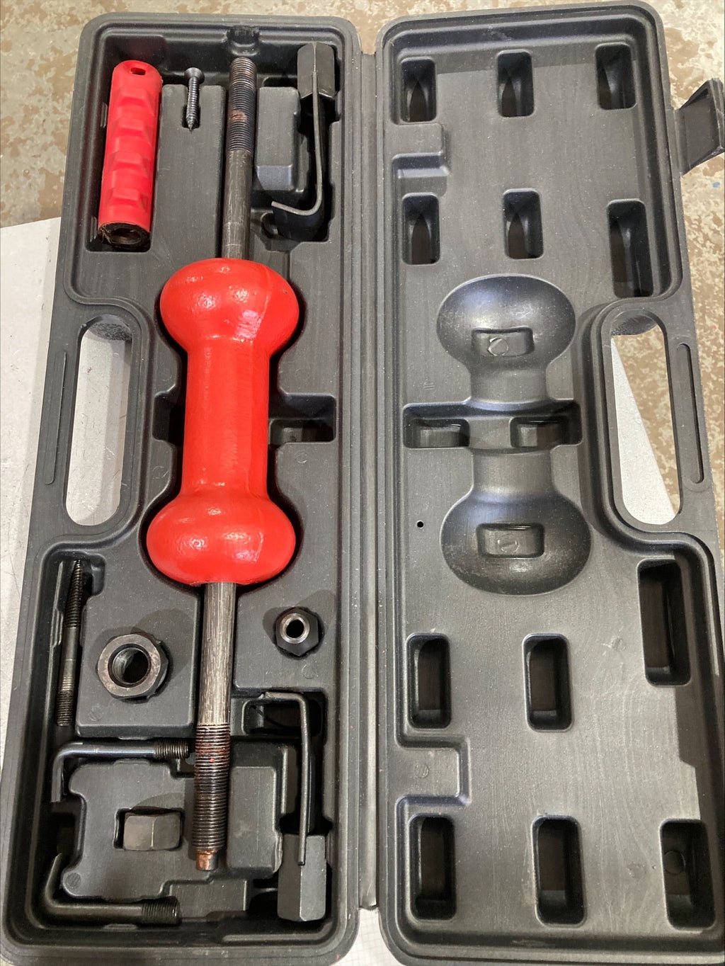 Sealey 9 Piece slide hammer kit