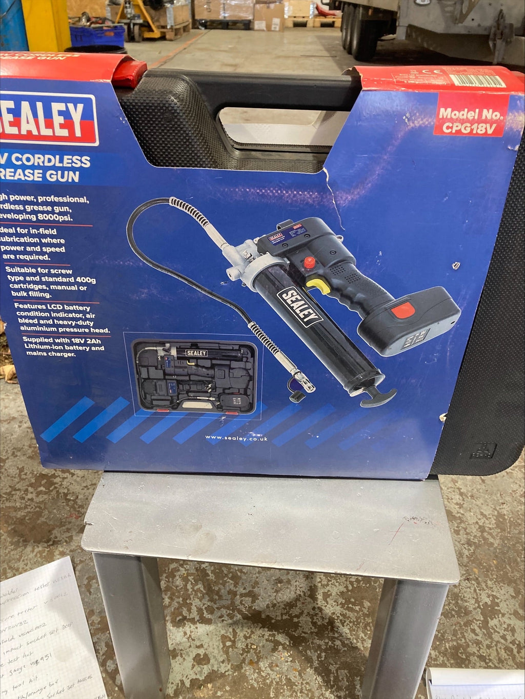 Sealey Battery Grease Gun