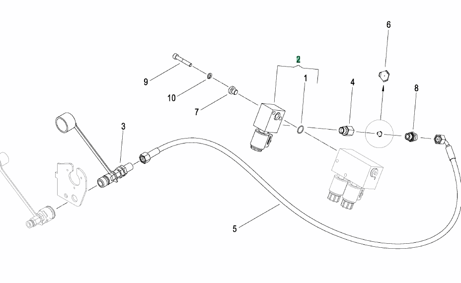 HVX-Control Block 1x2-2 WSV E-COM